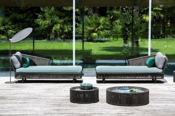 الباحة الترفيه في الهواء الطلق كرسي صالة سرير النهار نوعية العقد Baech Garden Lounger Chair