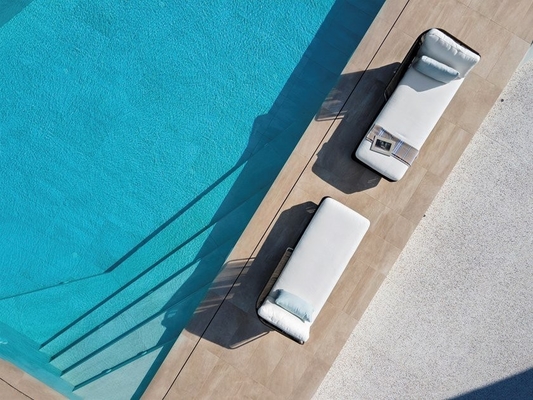 الباحة الترفيه في الهواء الطلق كرسي صالة سرير النهار نوعية العقد Baech Garden Lounger Chair