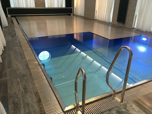 حديقة جميلة بإطار معدني لحديقة المساج المائي ، حمام سباحة داخلي ، مسبح فاخر 12 × 24 حمام سباحة داخلي